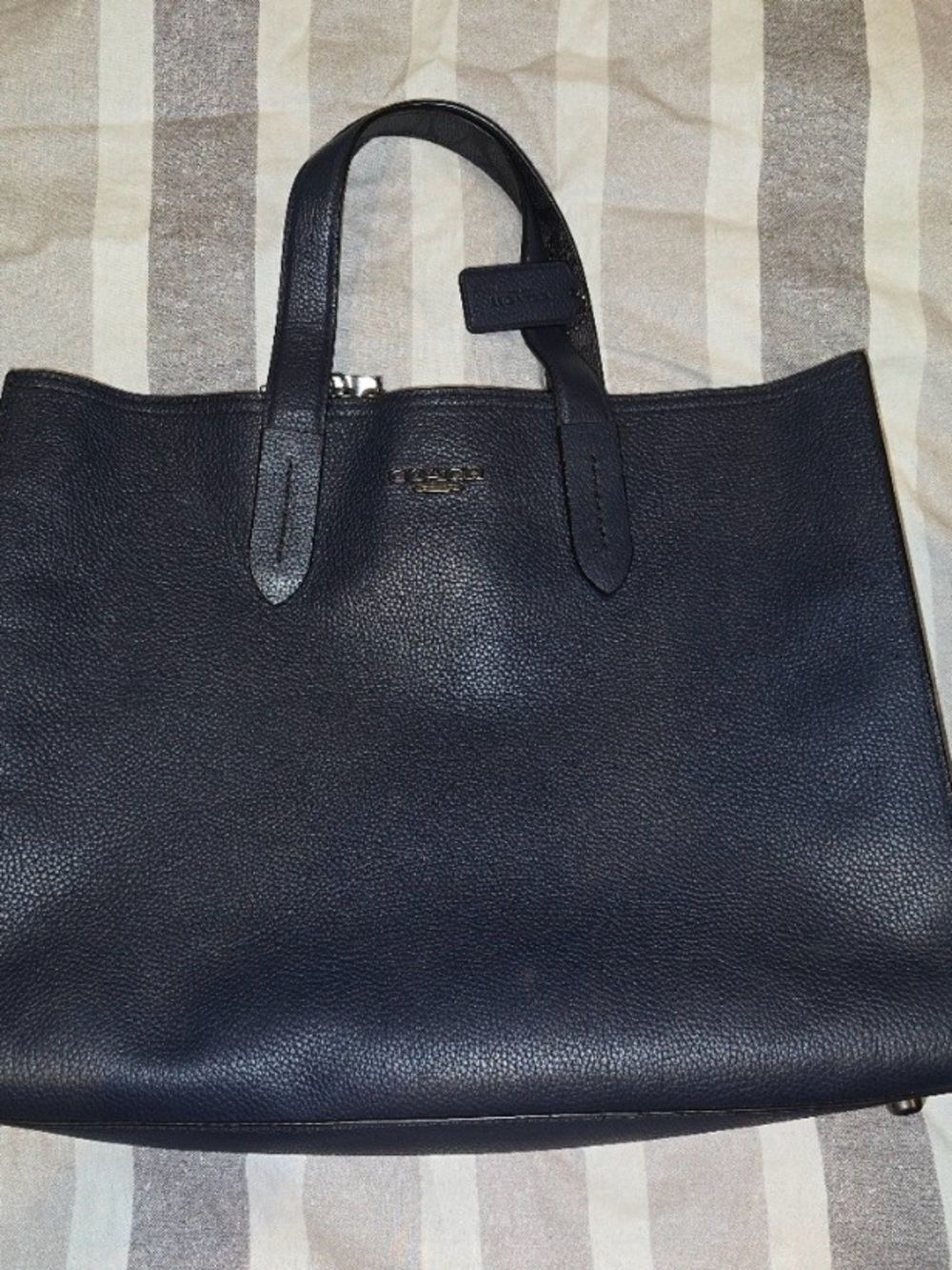 Coach Men's Charlie Briefcase in Signature Canvas Blocking